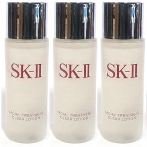 3x SK-ll SK2 Pitera Facial Treatment Clear Lotion Hydrating Toner 1oz / 30ml NEW